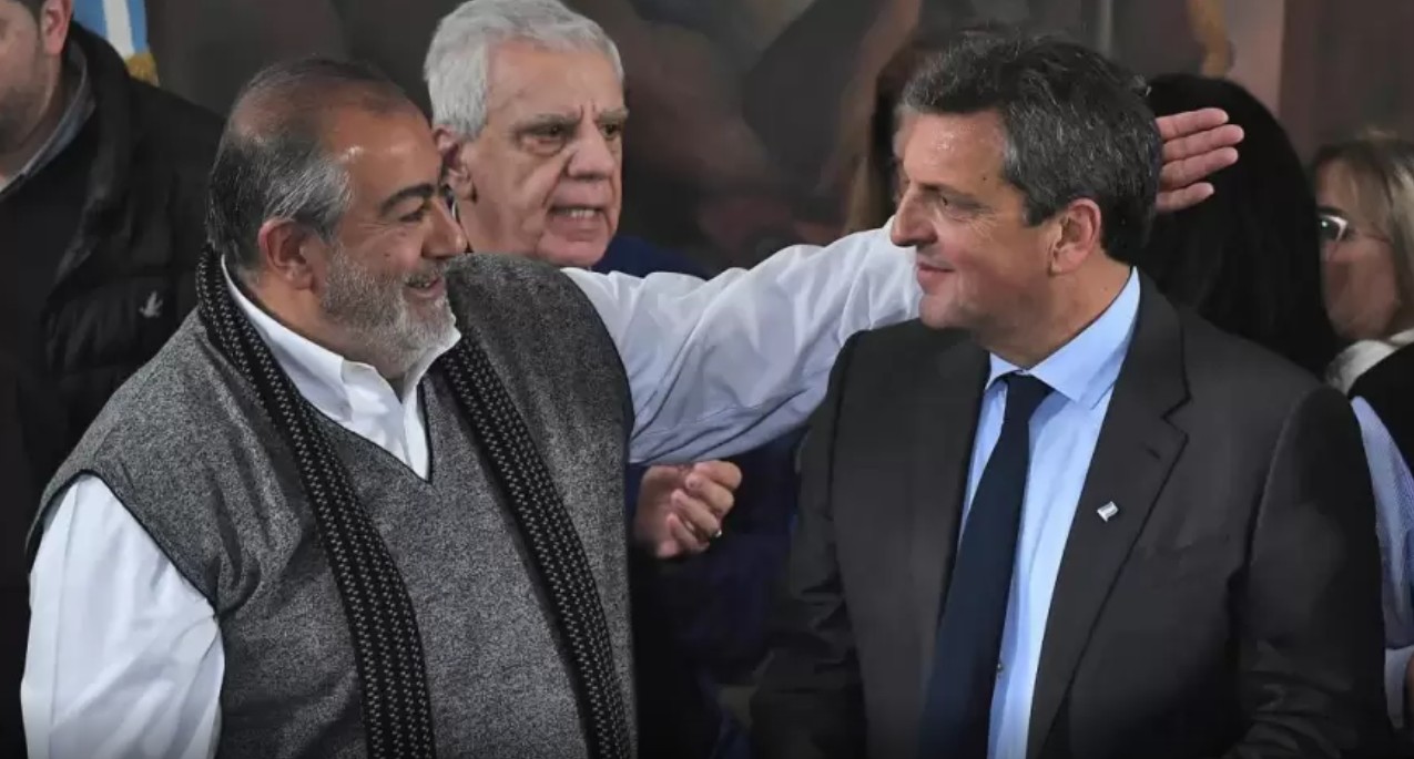 Sergio Massa se reunió con la nueva CGT para coordinar estrategias contra la reforma laboral de Javier Milei