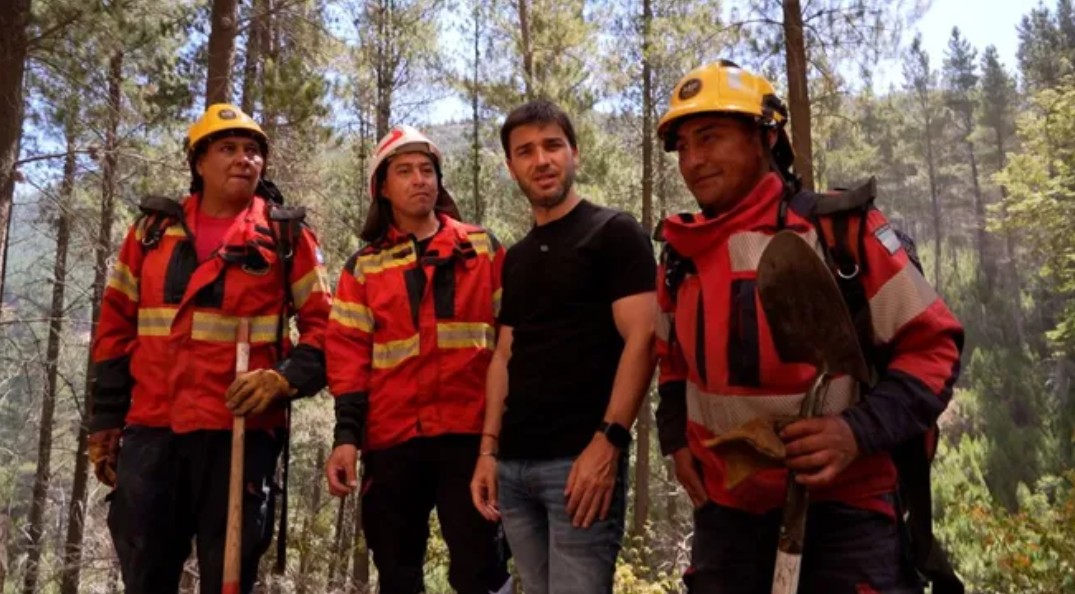 Incendios en Chubut: Ignacio Torres descartó la venta de tierras y prometió proteger el bosque nativo