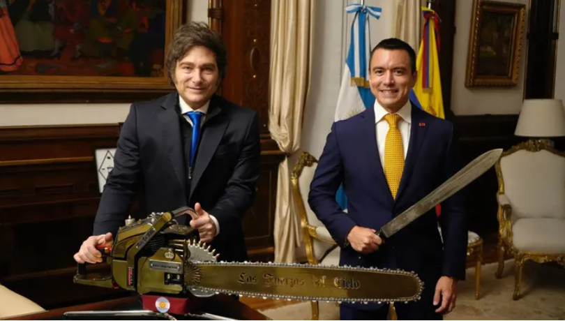 Milei inicia una nueva gira por Sudamérica con reuniones en Ecuador y la asunción presidencial en Colombia
